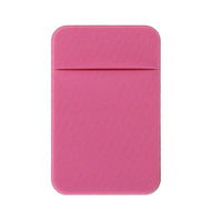 HKM-509971 Lycra Mobile Phone Back Sticker Card Holder - 58x88mm, Available in Green, Pink, Blue, Grey