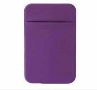 HKM-509971 Lycra Mobile Phone Back Sticker Card Holder - 58x88mm, Available in Green, Pink, Blue, Grey