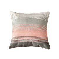 HKM-509971 Nordic Simple Embroidered Pillow Cover - Cotton Cushion with Stripes for Home Décor