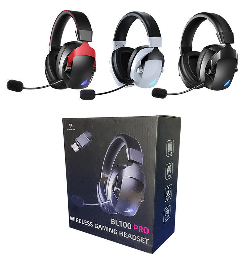 HKM-510099 Wireless Over-Ear Gaming Headphones with Microphone - 2.4G Dual-Mode, Designed for E-Sports and Gaming Consoles