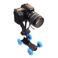 HKM-510163 Magic Arm Dolly Slider with Adjustable Pulley for Smooth Shooting Stability