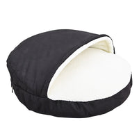 HKM-510227 Removable and Washable Cloth Dog Kennel in Brown and Gray, Available in S and M Sizes