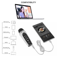 HKM-510291 Portable Mini Wireless Microphone with 350mAh Battery and ABS Design