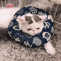 HKM-510291 Soft Headgear Collar for Cats - Anti-Scratch and Anti-Licking, Multiple Sizes Available