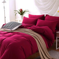 HKM-510355 Floral Pattern Bedding Set – 4-Piece Modern and Simple Design for 1.5m Bed, Made of Polyester Fiber
