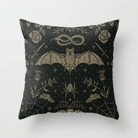 HKM-510867 Halloween Cartoon Pillowcase Cover - Peach Skin Material, 45x45 cm, PP Cotton Filling