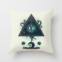 HKM-510867 Halloween Cartoon Pillowcase Cover - Peach Skin Material, 45x45 cm, PP Cotton Filling