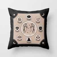 HKM-510867 Halloween Cartoon Pillowcase Cover - Peach Skin Material, 45x45 cm, PP Cotton Filling