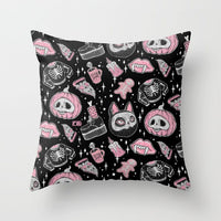 HKM-510867 Halloween Cartoon Pillowcase Cover - Peach Skin Material, 45x45 cm, PP Cotton Filling