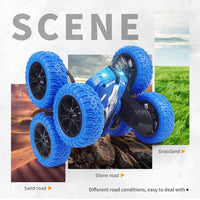 HKM-510995 Double-Sided 6WD RC Stunt Car 360-Degree Rotating Off-Road Remote Control Vehicle for All Ages