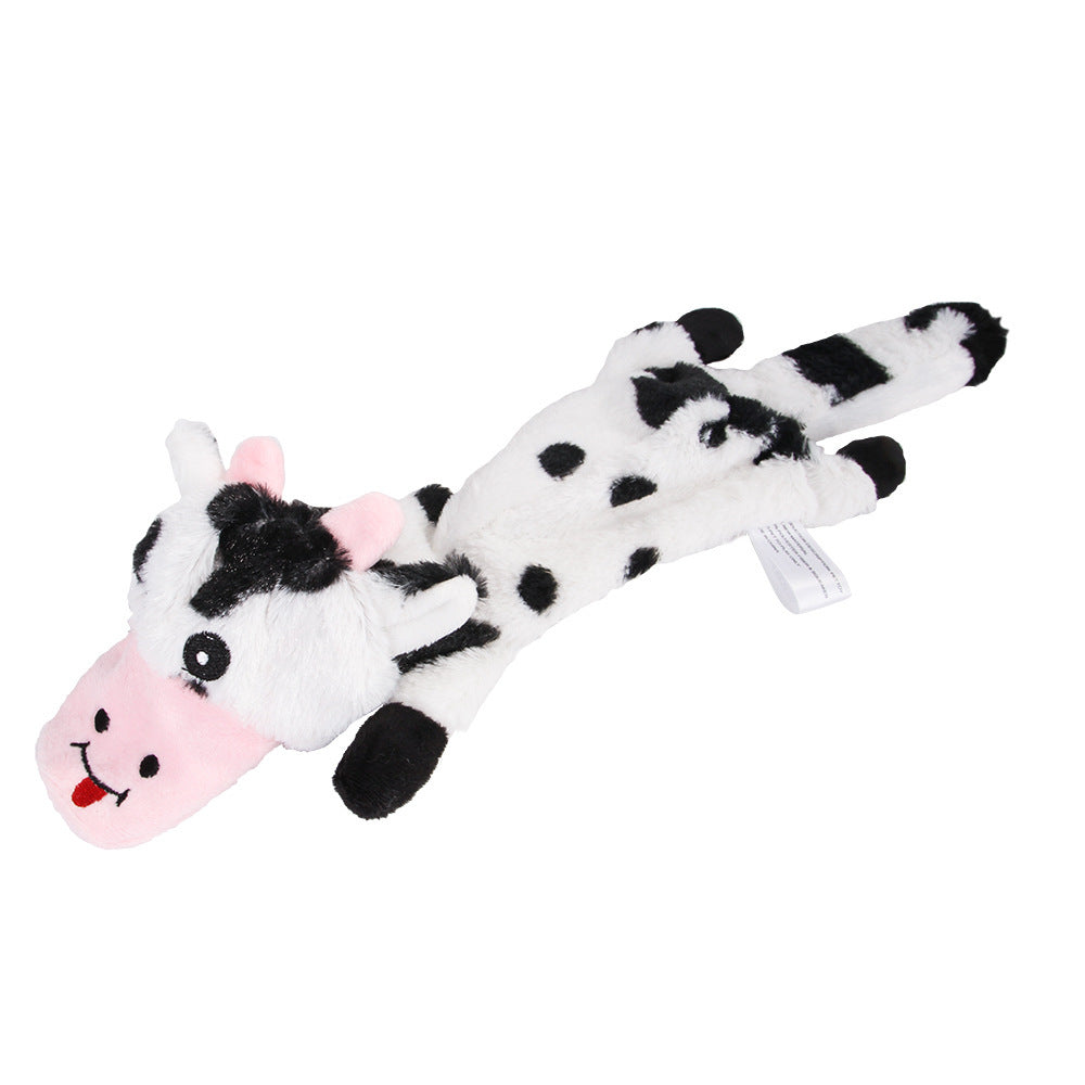 HKM-511059 Nibbling Vent Plush Chew Toys - Soft, Sounder Plush for Dental Health and Stress Relief, Available in Various Animal Designs