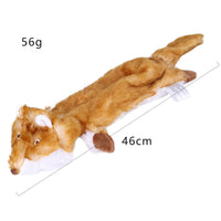 HKM-511059 Nibbling Vent Plush Chew Toys - Soft, Sounder Plush for Dental Health and Stress Relief, Available in Various Animal Designs