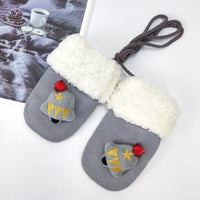 HKM-511187 Cozy Plush Mittens for Winter - Neutral Gender, One Size Fits All