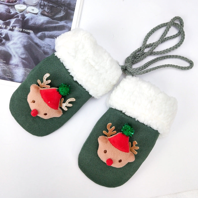 HKM-511187 Cozy Plush Mittens for Winter - Neutral Gender, One Size Fits All