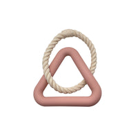 HKM-511187 Exquisite Large Triangular Pull Ring, Bite-resistant And Wear-resistant Cotton Rope Pull Ring Toy Fully Interacts With Pets