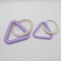 HKM-511187 Exquisite Large Triangular Pull Ring, Bite-resistant And Wear-resistant Cotton Rope Pull Ring Toy Fully Interacts With Pets