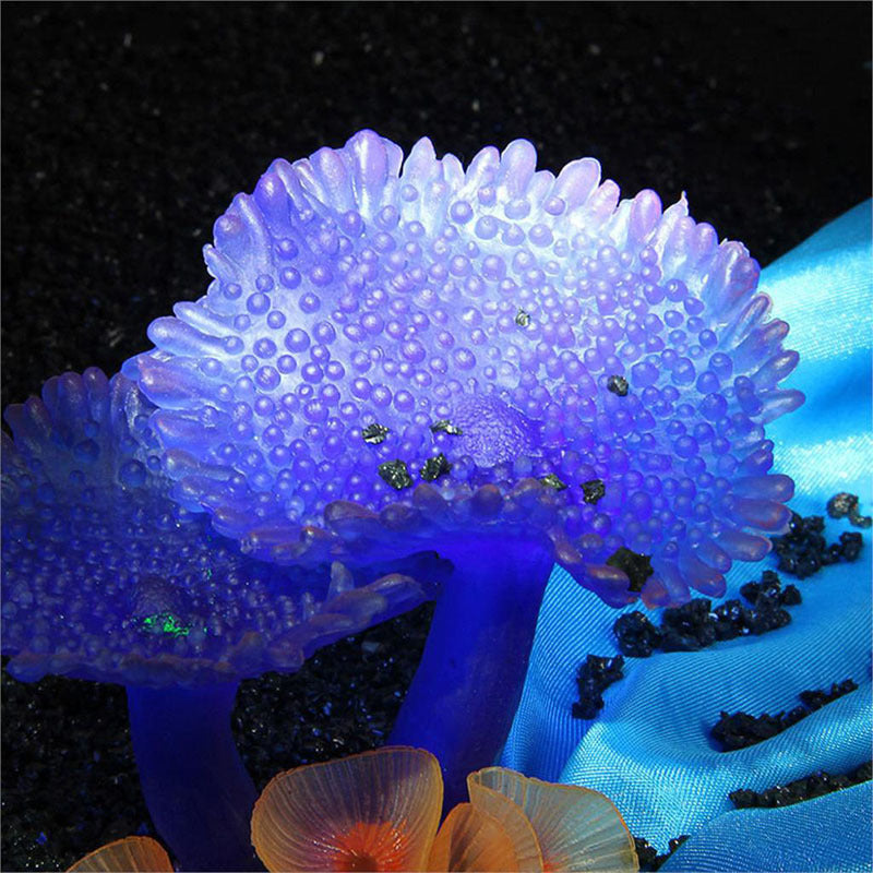 HKM-511251 Coral Plant Simulation for Aquatic Landscaping, 9.5x9.5x7cm, Non-Fading & Odorless