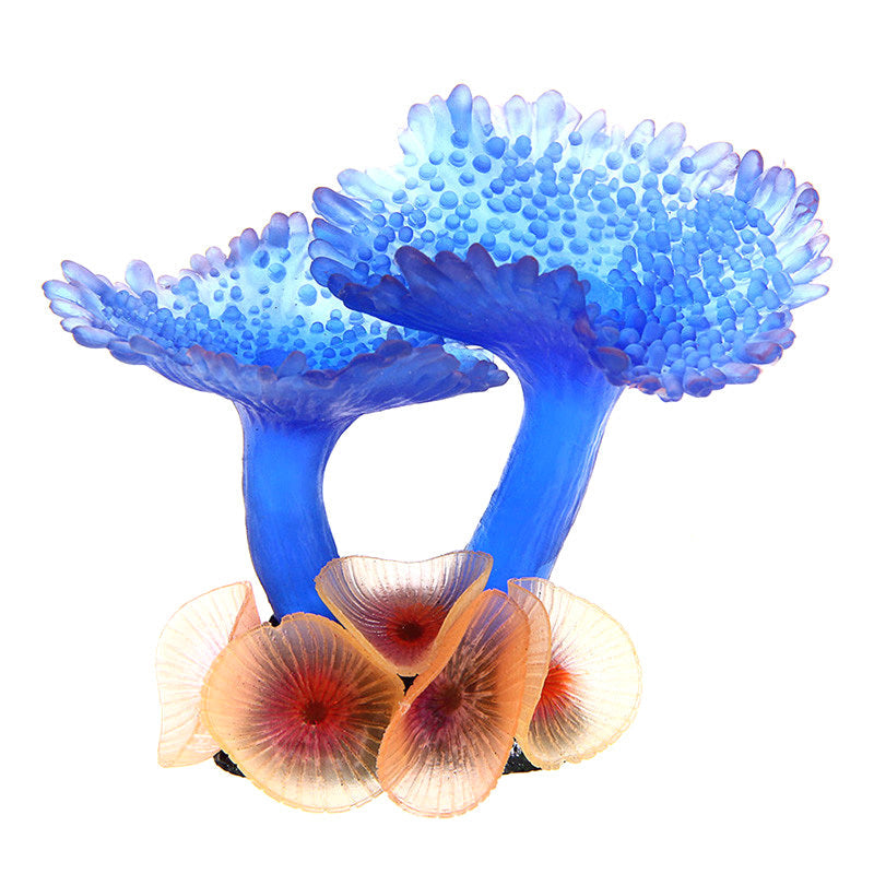 HKM-511251 Coral Plant Simulation for Aquatic Landscaping, 9.5x9.5x7cm, Non-Fading & Odorless