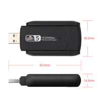 HKM-511315 USB 2.0 Wireless Network Card with 1200 MB/s Data Transmission Speed