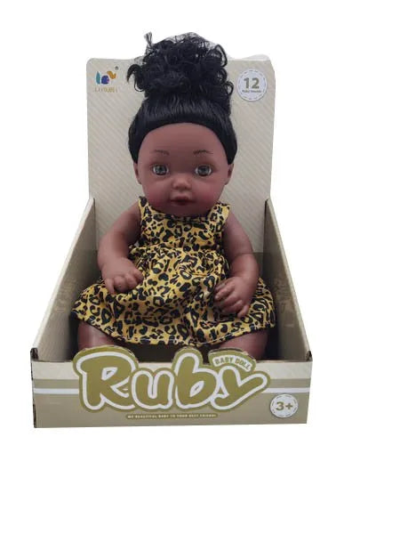 HKM-511379 12-Inch Drinking Water Pee Baby Doll Accessories Set for Reborn Dolls, Silicone Mini Toy for Ages 2-7