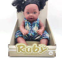 HKM-511379 12-Inch Drinking Water Pee Baby Doll Accessories Set for Reborn Dolls, Silicone Mini Toy for Ages 2-7