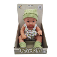 HKM-511379 12-Inch Drinking Water Pee Baby Doll Accessories Set for Reborn Dolls, Silicone Mini Toy for Ages 2-7