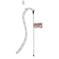 HKM-511379 Caterpillar Feather Cat Toy Stick for Interactive Play – 46CM Long, Bite-Resistant Design