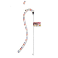 HKM-511379 Caterpillar Feather Cat Toy Stick for Interactive Play – 46CM Long, Bite-Resistant Design