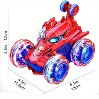 HKM-511571 360 Rotating 2.4GHz Remote Control Off-Road Stunt Car with Wheel Lights for Ages 2 and Up