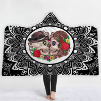 HKM-511891 Cozy Hooded Blanket Cape for Adults and Children - Soft Fleece Sherpa and Flannel, 59"x78.7" & 50"x60"