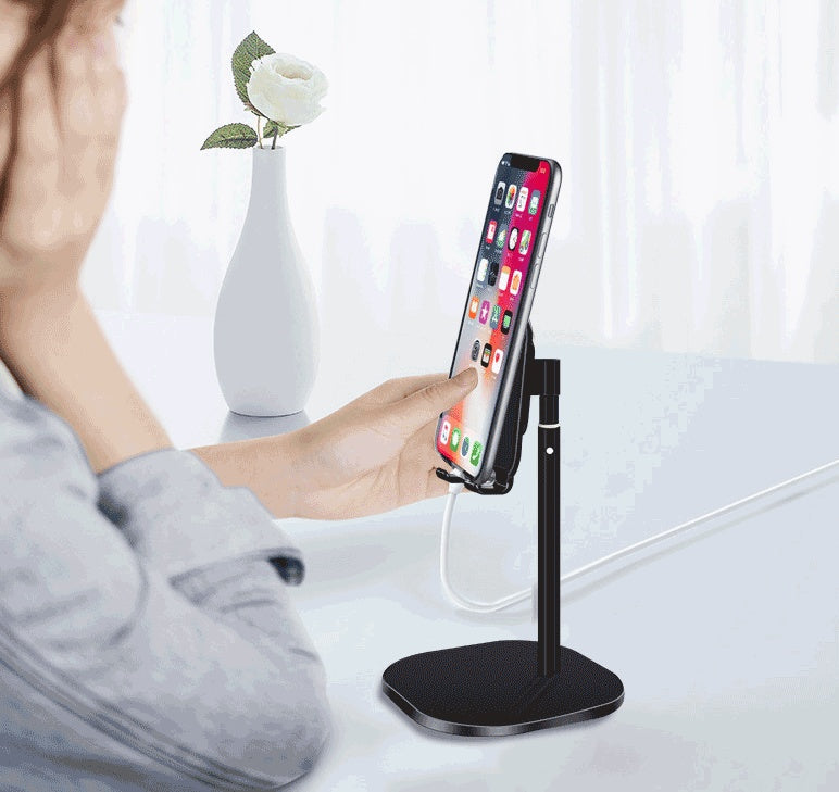 HKM-511955 Desktop Mobile Phone Stand - Durable ABC Material for Convenient Viewing and Stability