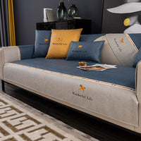 HKM-511955 Water-Resistant Polyester Sofa Protective Cushion Cover for Sectional Sofas