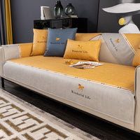 HKM-511955 Water-Resistant Polyester Sofa Protective Cushion Cover for Sectional Sofas