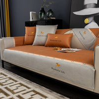 HKM-511955 Water-Resistant Polyester Sofa Protective Cushion Cover for Sectional Sofas