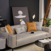 HKM-511955 Water-Resistant Polyester Sofa Protective Cushion Cover for Sectional Sofas