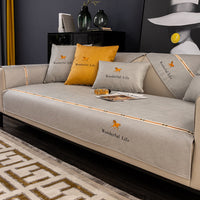 HKM-511955 Water-Resistant Polyester Sofa Protective Cushion Cover for Sectional Sofas
