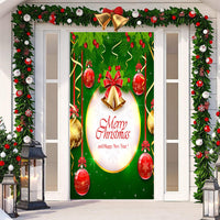 HKM-512019 Christmas Festival Decorative Door Tapestry – Character Fabric, Machine Washable, 90x200cm, Polyester