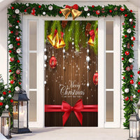 HKM-512019 Christmas Festival Decorative Door Tapestry – Character Fabric, Machine Washable, 90x200cm, Polyester