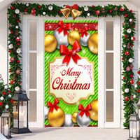 HKM-512019 Christmas Festival Decorative Door Tapestry – Character Fabric, Machine Washable, 90x200cm, Polyester
