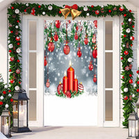 HKM-512019 Christmas Festival Decorative Door Tapestry – Character Fabric, Machine Washable, 90x200cm, Polyester