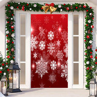 HKM-512019 Christmas Festival Decorative Door Tapestry – Character Fabric, Machine Washable, 90x200cm, Polyester
