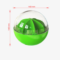 HKM-512339 Adjustable Leaky Feeding Puzzle Sound Ball Lemon Dog Toy