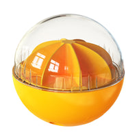 HKM-512339 Adjustable Leaky Feeding Puzzle Sound Ball Lemon Dog Toy