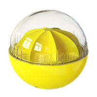 HKM-512339 Adjustable Leaky Feeding Puzzle Sound Ball Lemon Dog Toy