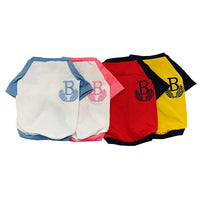 HKM-512467 Casual Parent-Child Short Sleeve Dog Clothing in Double Yarn Stretch Fabric