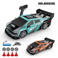 HKM-512723 1/24 Scale High Speed Remote Control Drift Car with Rechargeable Battery and LED Lights