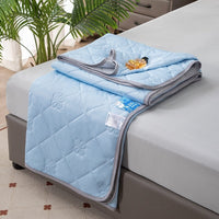 HKM-512723 Versatile Summer Cool Fiber Quilt in Multiple Sizes - Modern Design with Polyester Fiber Filling
