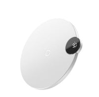 HKM-512787 Wireless Charging Dock with Digital Display for iPhone X and Other Compatible Models