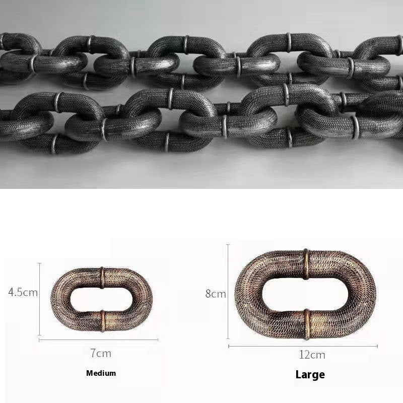 HKM-512851 Dog Leash with Hand Holding Rope - Available in Bronze, Antique Silver, and Black, 1.5m to 3m Lengths