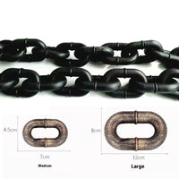 HKM-512851 Dog Leash with Hand Holding Rope - Available in Bronze, Antique Silver, and Black, 1.5m to 3m Lengths